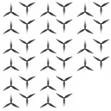 7X5.5x3 7-Inch Propeller 3-Blades PC FPV Propeller 16CW+16CCW for 7-Inch RC FPV Remote Control Racing Drones Parts DIY