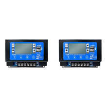 2X Solar Charge Controller 60A MPPT Controller with LCD Display Dual USB Support 12V/24V Battery 60A