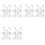 30pcs Clear Action Figure Stand,Display Holder Base Doll Model Figure Support Stand Doll Model Support Stand 2