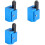 3X Right Angle Woodworking Corner Chisel Carpenter Wood Chisel Corner Punch Chisel Right Angle Cutting for Door Lock 2