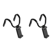 2X Supporto per Telefono su Tapis Roulant, Supporto Pieghevole per Cellulare, Supporto Regolabile per Attrezzatura da Palestra, Carrello Della Spesa