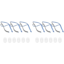 6 Pcs for Airfit P10 Headband Replacement CPAP Headband Elastic Pillow Ventilator Mask Accessory with 12 Headband