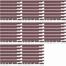 3072 Teiliges Trommel Schleifer Set mit 2880 Teiligen Nagel Schleif Band Hülsen und 192 Teiligen Trommel Dornen für Rotierendes Werkzeug