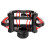 2X Microphone Shock Mount with Microphone Filter Windscreen Reduce Noise Anti Vibration Screen Stable Easy Install,Red 3