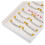 50 Pairs Makeup Natural Lower Bottom Black False Eyelashes Clear Band 2