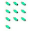 10X Adattatore per PS/2 A USB 1