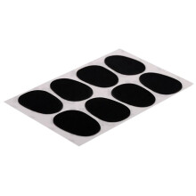 40 Stuks 0,3 mm Mondstukpatches Pads Kussens voor Altsax Tenorsaxofoon Zwart