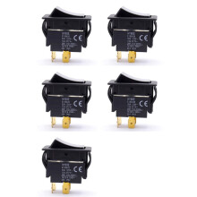5X HY60E 4 Pins 20A 125V/250V 2HP Industrial  Off Rocker Pushbutton Switches