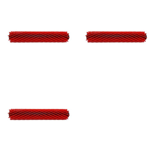 3X Roller Brush Main Brush for  BR 30/4C Surface Rollers,Red Roller Brush 4.762-452.0 for  BR 30/4C