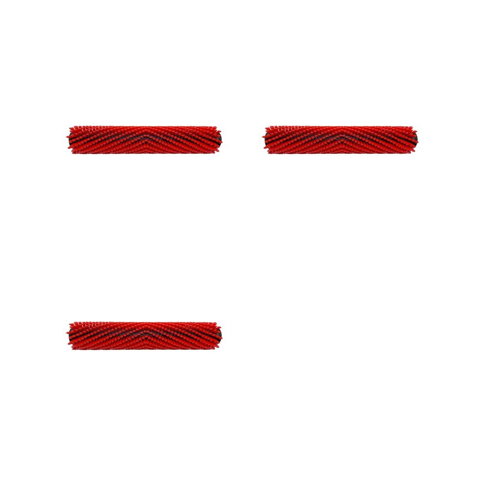 3X Roller Brush Main Brush For Br 30/4C Surface Rollers,Red Roller Brush 4.762-452.0 For Br 30/4C 4713774019395