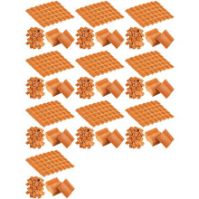 Roof Tiles Model Building Set Miniature Tiles Roof Tiles Dollhouse Shingles Fake Tile Model 1000Pcs