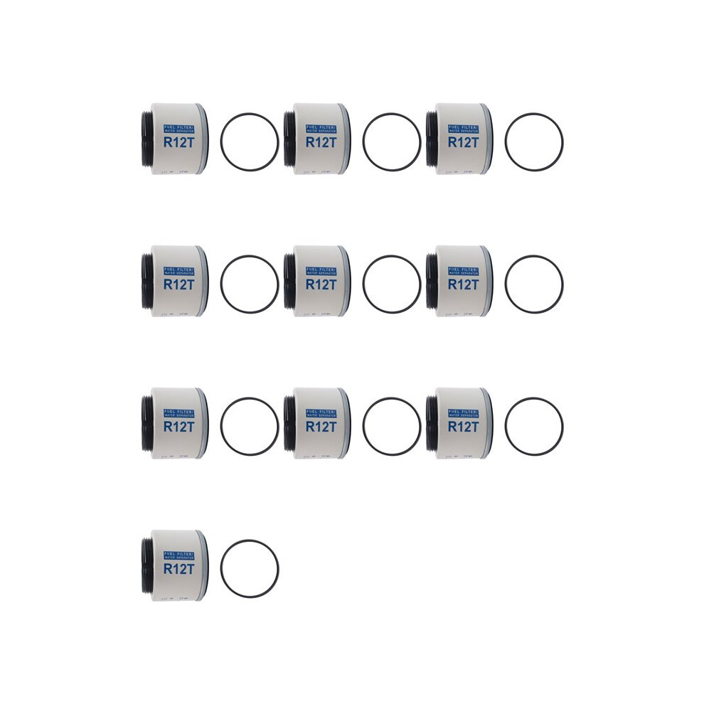 10X R12t Fuel /Water Separator Filter Engine For 40R 120At S3240 Npt Zg1/4-19 Complete Combo Filter Cartridge 6033689685699