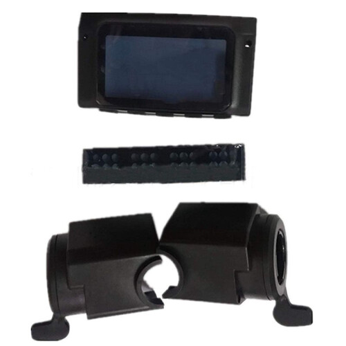4X Capa de Monitor LCD para Scooter  S1 S2 S3 de 8 Polegadas com AlçA de Freio Acelerador Capa de Lâmpada LED 2