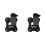 2X Support Mural Robuste pour Haut-Parleur pour  HW-Q990F (Système Audio Surround) - Support Mural Réglable 1