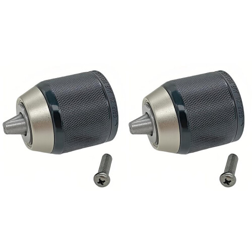2X Mandril Sem Chave 766027-7 de 2 A 13 mm com Encaixe de 1/2 Polegadas para Modelos para , Incluindo DHP484, DHP482, DDF484 e Outros