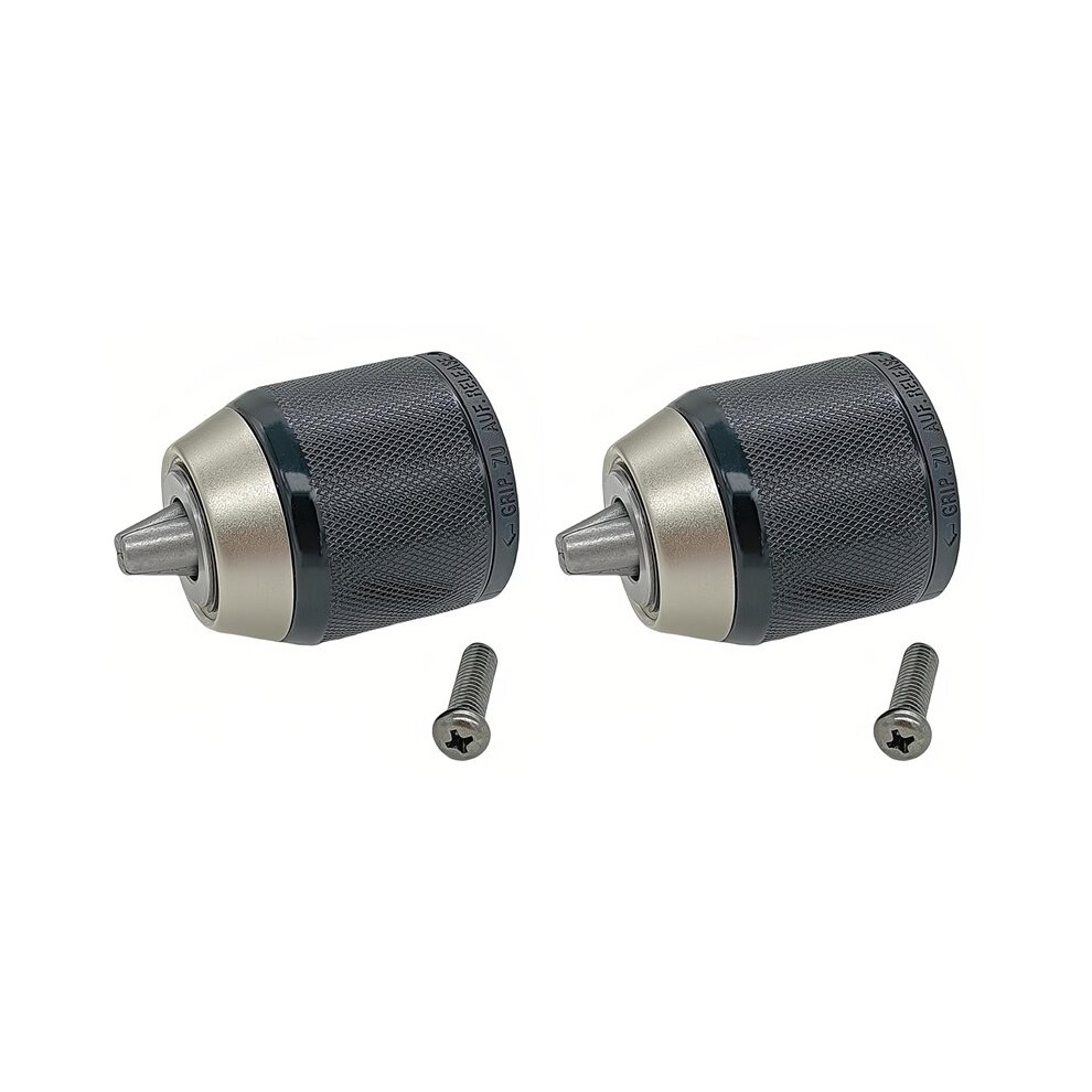 2X 766027-7 Keyless Chuck 2-13Mm 1/2 For Models Including Dhp484, Dhp482, Ddf484, And More 6033116300164