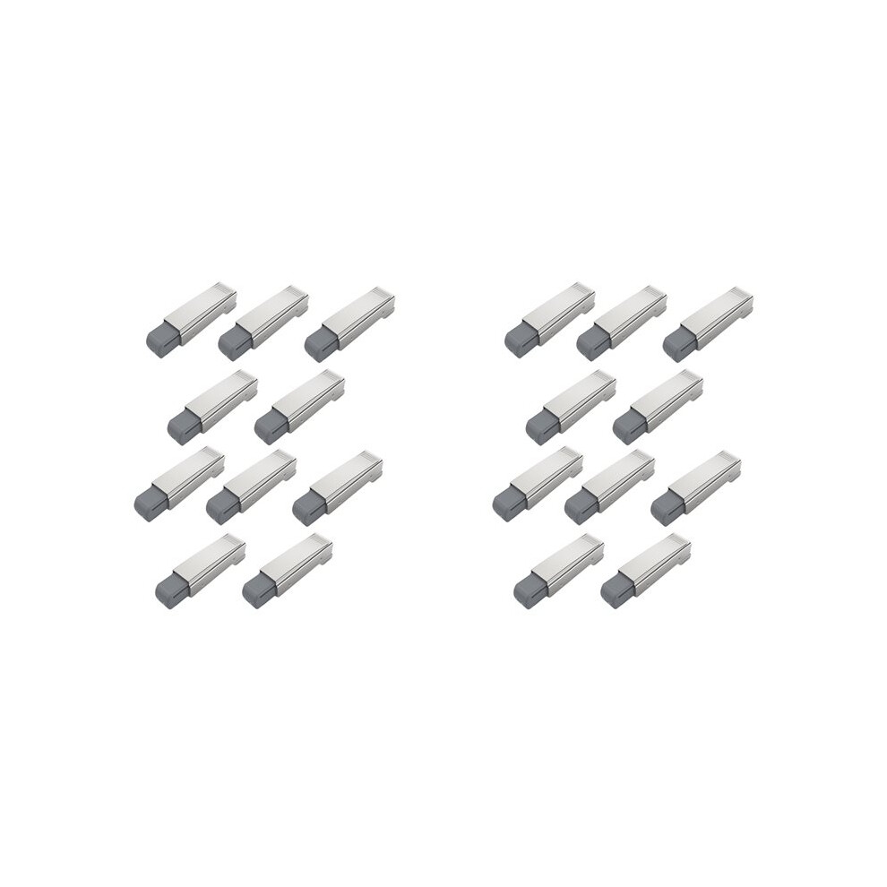 20 Pack Soft Close Motion Damper Mechanism For Full Overlay Hinges, Smooth Slow Straight-Arm, Clip Top Retrofitting 6031151157026