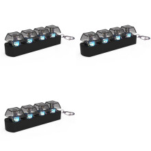 3X 4Keys Keyboard Keycaps Fidget Toy Stress Relief Diy Keycaps Toy Keyboard Caps Finger Button Fidget Finger Keycaps B