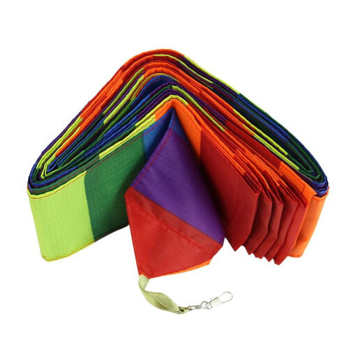 5X Super Nylon Stunt Rainbow Kite Tail  Kite Accessory Kids Toy