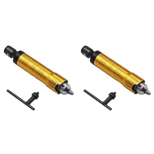 2X Chuck Handle Accessories Rotary Tool Suitable for Grinder Engraving Machine Micro-Type Drill Polishing Machine Tool