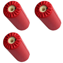 3X PU Lederen Schuim Voetpad Spons Roller Ondersteuning Workout Oefenapparatuur voor Thuis Sportschool Halterbank Workout Machine