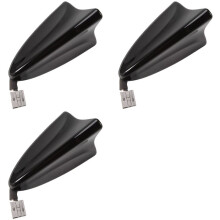 3X 962102W000 Car Roof för Fin Positioning Antenn Generator Spoiler Wing för Santa Fe 2013-2016 Svart