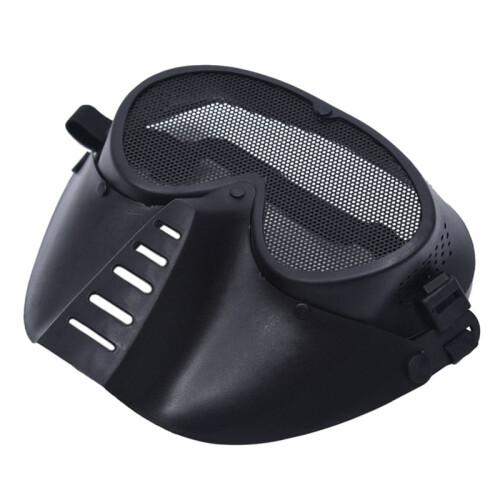 5X Mask Airsoft Protective Mask Paintball Black New 2