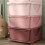 Homcom Four-Tier Kids Storage Boxes, Plastic Storage Units with Four Drawers, Pink 9