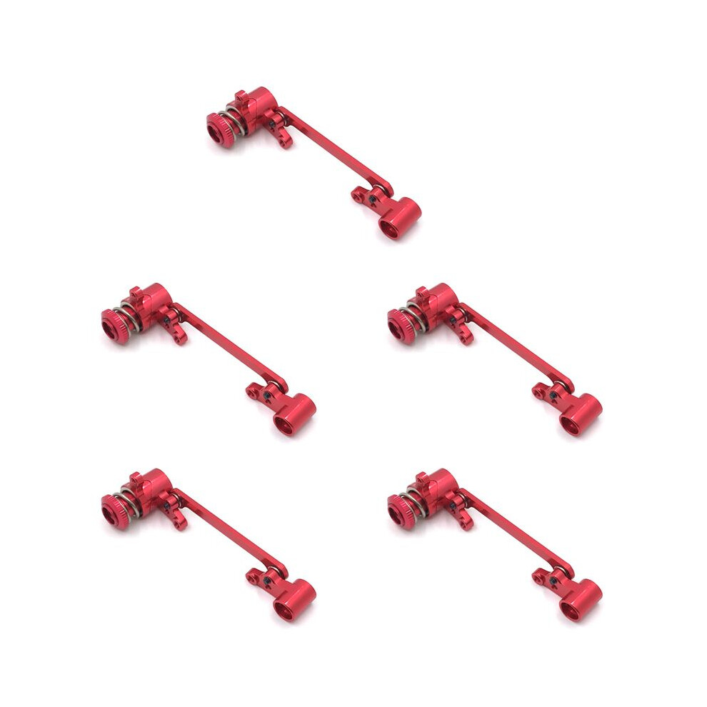 5X Steering Clutch Assembly Steering Servo Saver Complete For 144001 1/14 124018 124019 Rc Car Upgrade Parts, Red 4713933491673