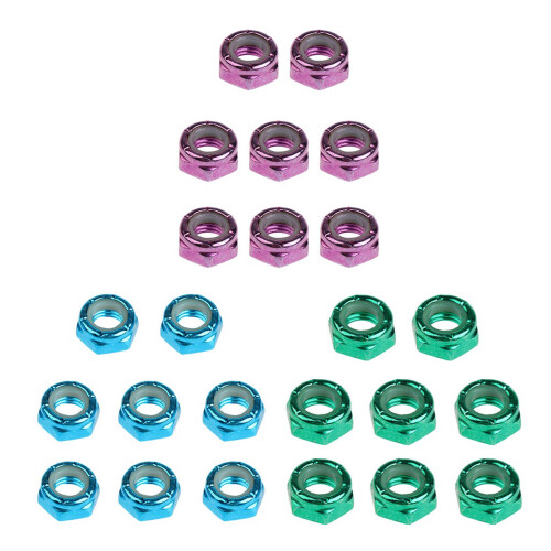 72Pcs Skateboard Truck Wheel Eje Tuercas de Tornillo Longboard Hardware Accesorios 1