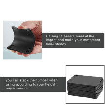50 Pcs 3 mm Skateboard Riser Shock Pads Longboard Rise Pads Skateboard Shock Pads Soft Longboard Shockpads