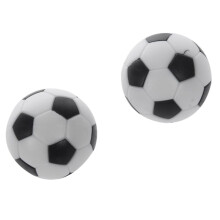 20x Plastic 32mm Soccer Indoor Table Football Replace Black+White