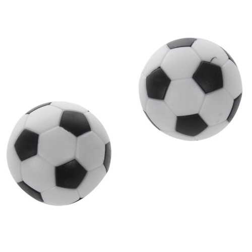 20x Plastic 32mm Soccer Indoor Table Football  Replace Black+White