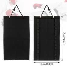 2X Black 12 Belts Karate Black Belt Display Rack, Taekwondo Belt Display Rack, Martial Arts Belt Storage Rack