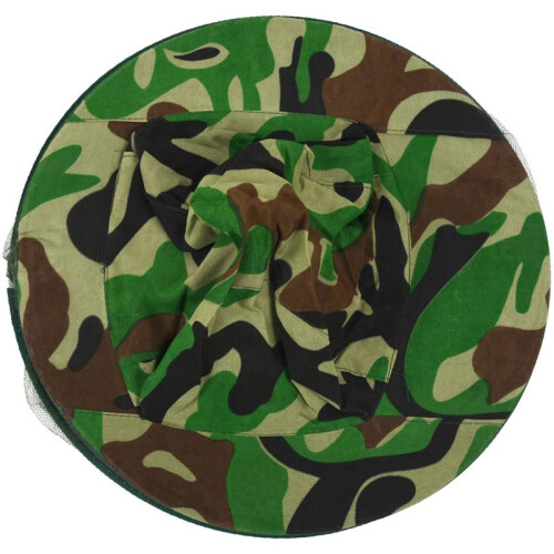 3X Camouflage Patten Beekeeper Hat Beekeeping Face Mask 1