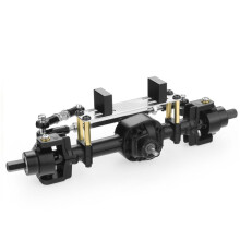 5X Metalen Servo Vaste Montagebeugelset voor MN D90 D91 D99S MN99S 1/12 RC Truck Auto Upgrade Onderdelen Accessoires, Zwart