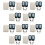 10X  12V 4 Channel 200M Wireless RF Remote Control  2 Transmitter + Receiver 1