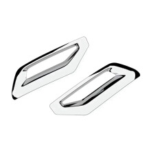 Car Rear Bumper Cover Cap Chromium Garnish 2025 for Outlander Accessories Silver