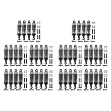 40St AluminiumstöTdäMpare Monterad DäMpare A949-55 för 1/18 RC Car A959 A979 K929 A959-B A969-B A979B (Grå)