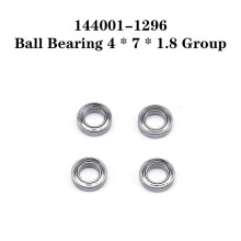 24X 144001-1296 Roulement pour 144001 1/14 4WD Télécommandée Voiture Pièces de Rechange Accessoires de Mise à Niveau, 4X7X1.8