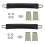2X Suitcase Handle, Suitcase Luggage Case Handle Flexible 25cm Spare Strap Handle Grip Replacement 1