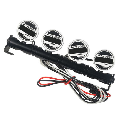 3pcs 92.5mm Multi-Function Bright LED Light Lamp Bar for 1/10 RC Crawler  -4 TRX4 SCX10,4 Led 2