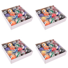 Colorido Juego de Llavero de Bola de Billar 64 Piezas,  Llavero Mágico Bolas Ocho Bolas de Billar Accesorios de Cadenas de Billar