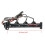 3pcs 92.5mm Multi-Function Bright LED Light Lamp Bar for 1/10 RC Crawler  -4 TRX4 SCX10,4 Led 5