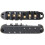 2X Roller Saddle Tune-O-Matic Guitar Bridge for   Electric Guitar Replacement (Black) 5