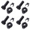 8X Plastic Adjustable Height Kitchen Cupboard Plinth Foot Leg Pair Black 1
