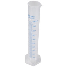 3X 500 Ml Plastic Transparent Graduated Tube.