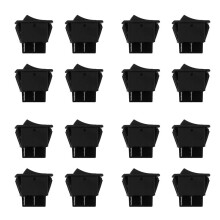 16X 12V 35A Car Truck Boat Fog Light Rocker LED Light Dash Board Toggle 4Pin Black