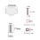 24 Pcs/Set Guitar Tuning Peg Buttons, Tuning Pegs Knobs Machine Heads Buttons for Guitar 8