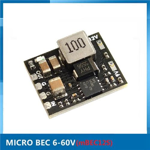 2X MICRO-BEC 6-60V to 5V/9V/12V Step-Down Regulator Module for FPV Racing Drone RC Model Airplane Helicopter 2